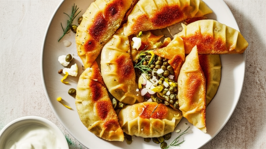 Mediterranean Pot Stickers image