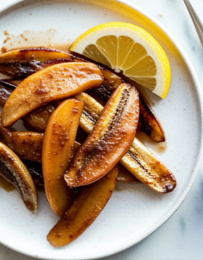 Baked Apples And Bananas image