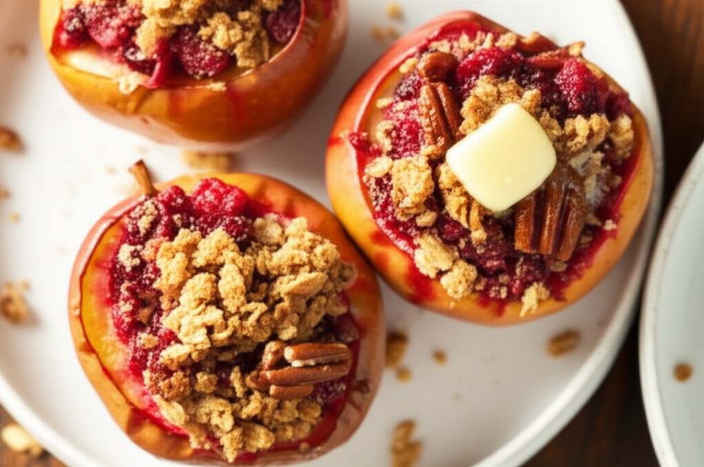 Baked Apples And Cranberries image