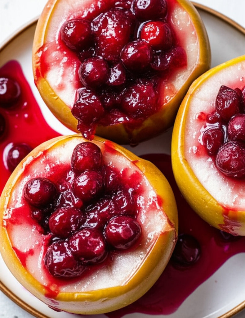 Baked Apples Filled With Berries image