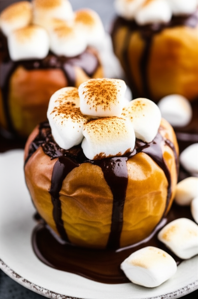Baked Apples With Mexican Chocolate image