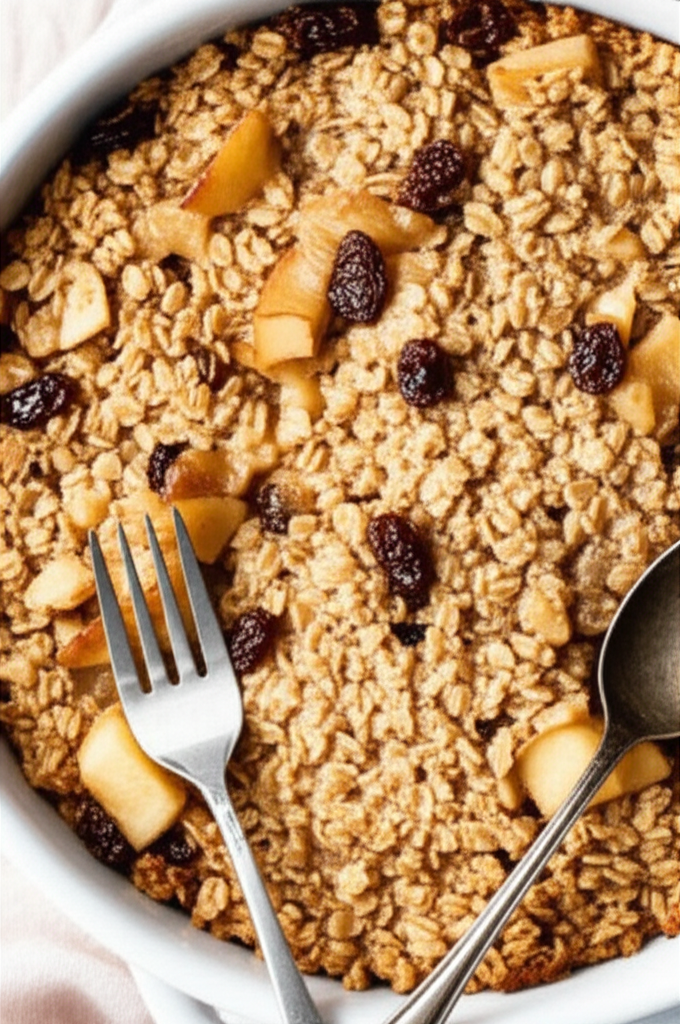 Baked Applesauce Oatmeal image