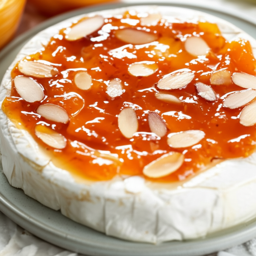 Baked Apricot Brie image
