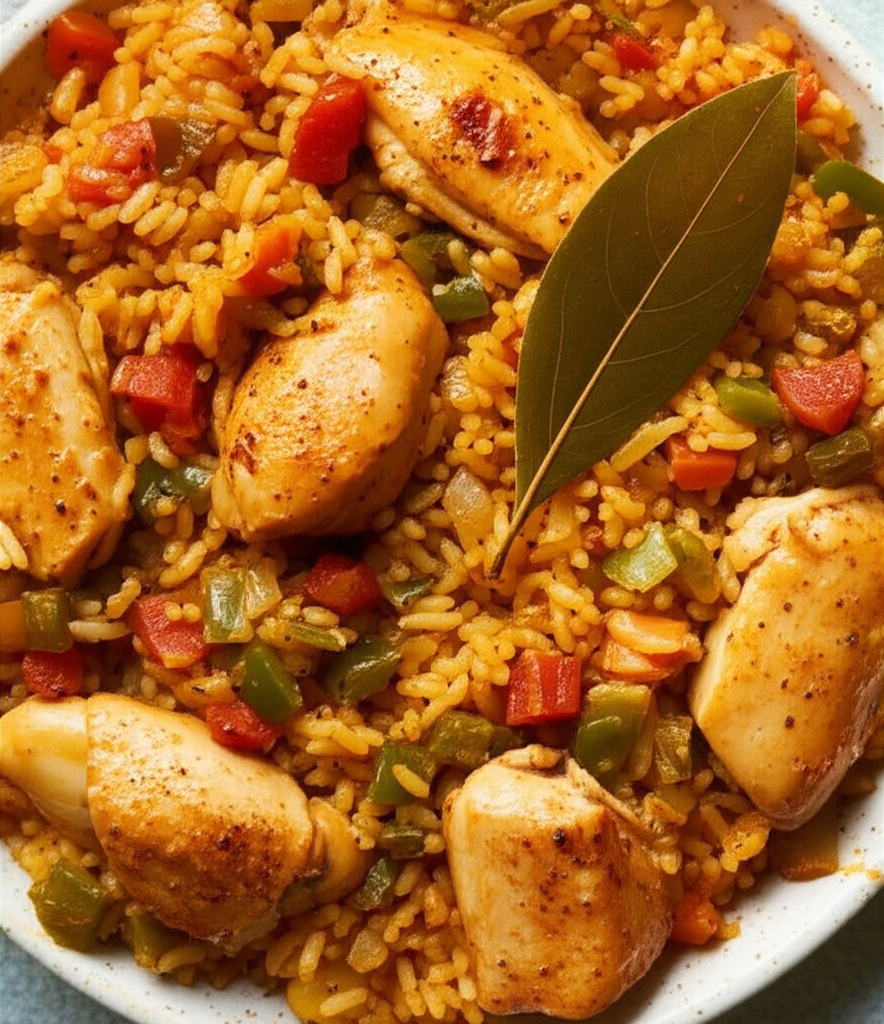 Baked Arroz Con Pollo image