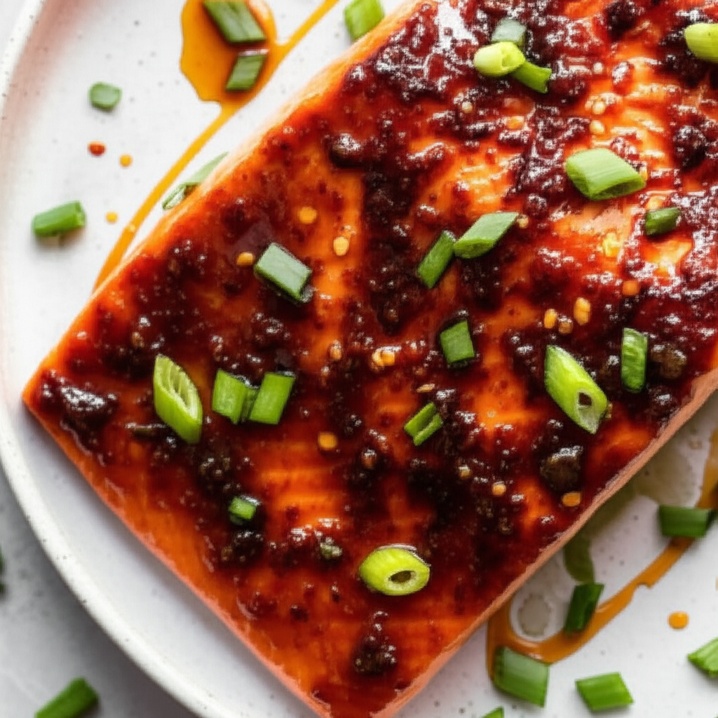 Baked Asian Style Salmon image