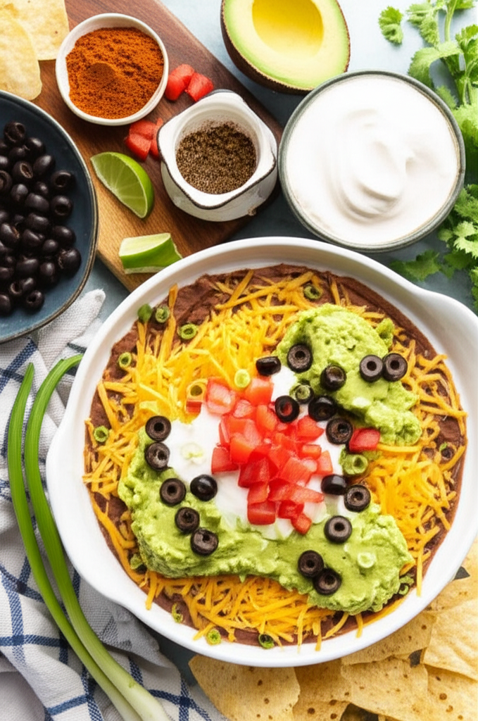 3 Layer Mexican Party Dip image