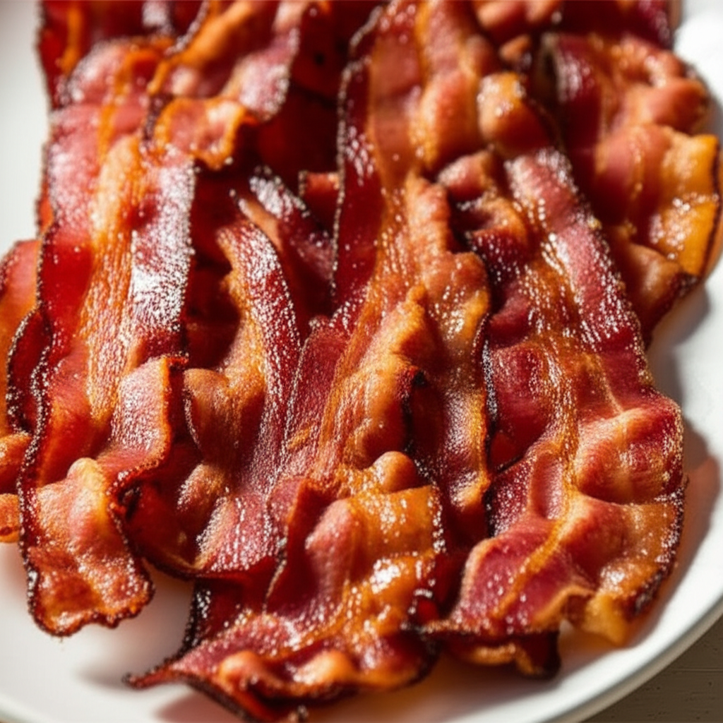 Baked Bacon Oven Fried Bacon image