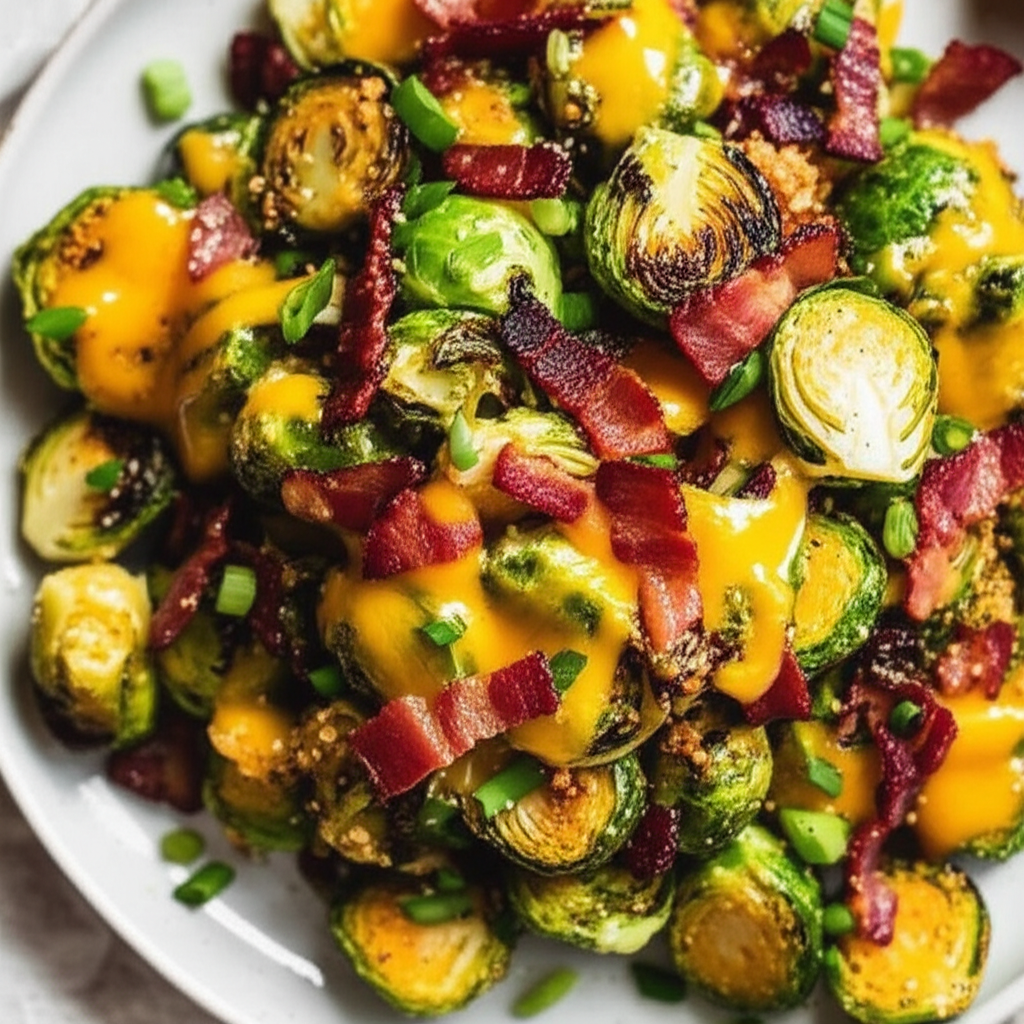 Baked Bacon Cheese Sprouts image