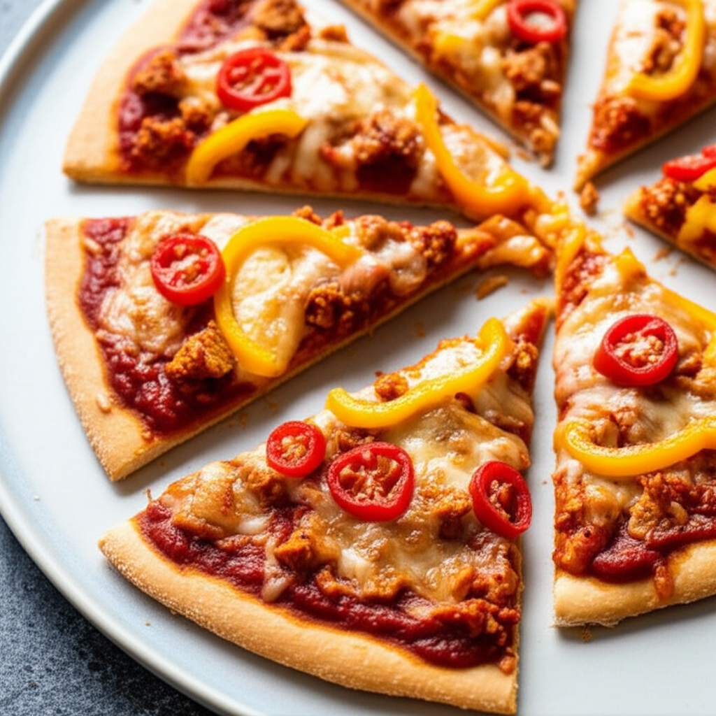 Mexican Chicken Pizzas image