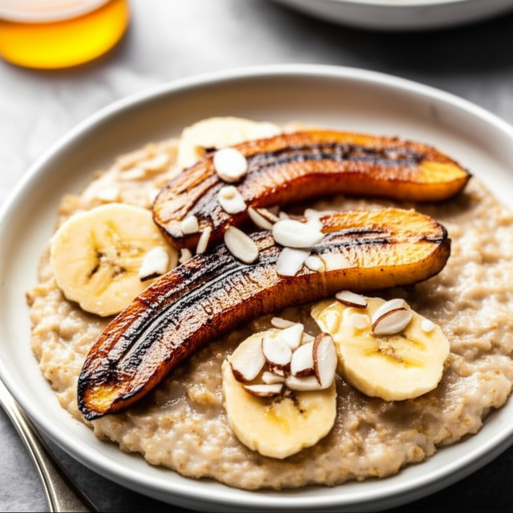 Baked Banana And Coconut Porridge image