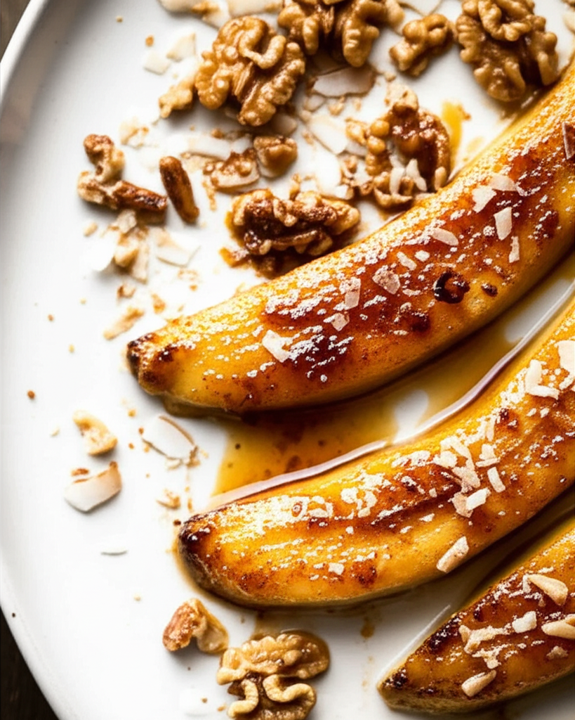 Baked Banana Coconut Custard image