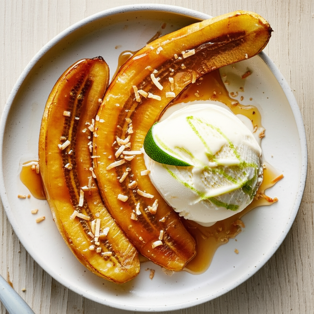 Baked Bananas With Maple Sauce image