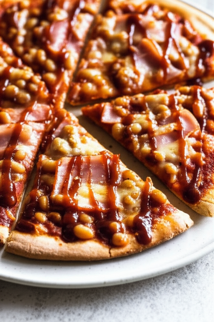Baked Bean Pizza image