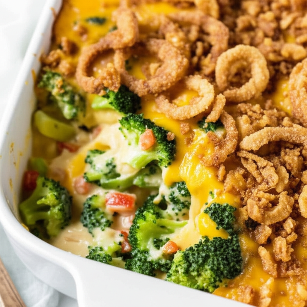 3 Step Cheddar Broccoli Bake image