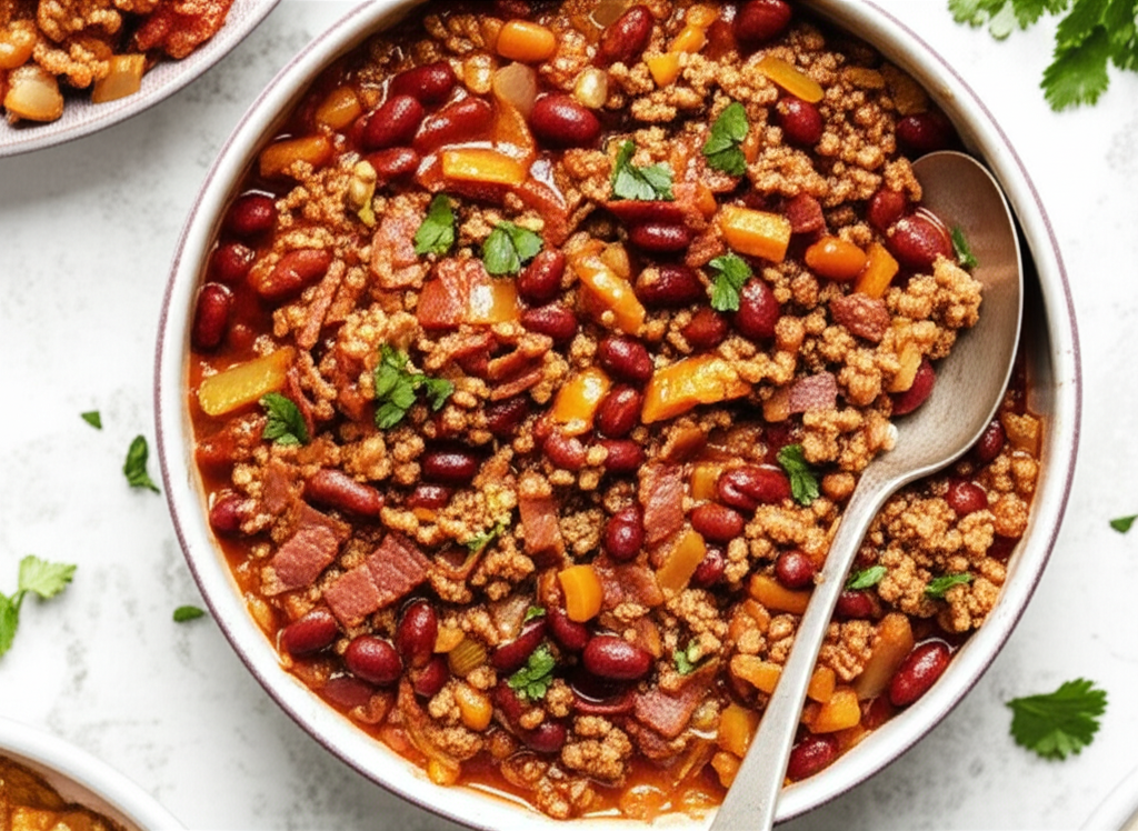 Baked Beans With Ground Beef image