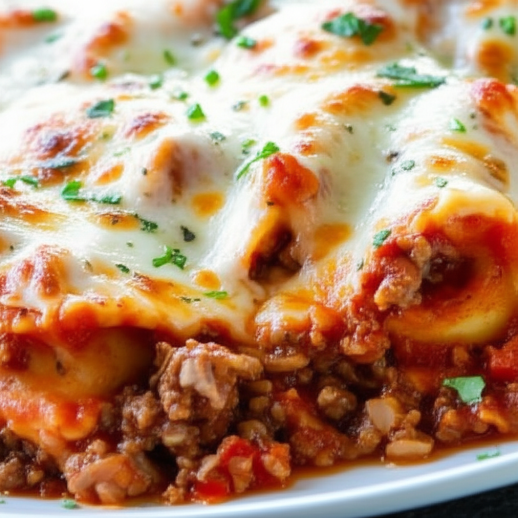 Baked Beef Ravioli image