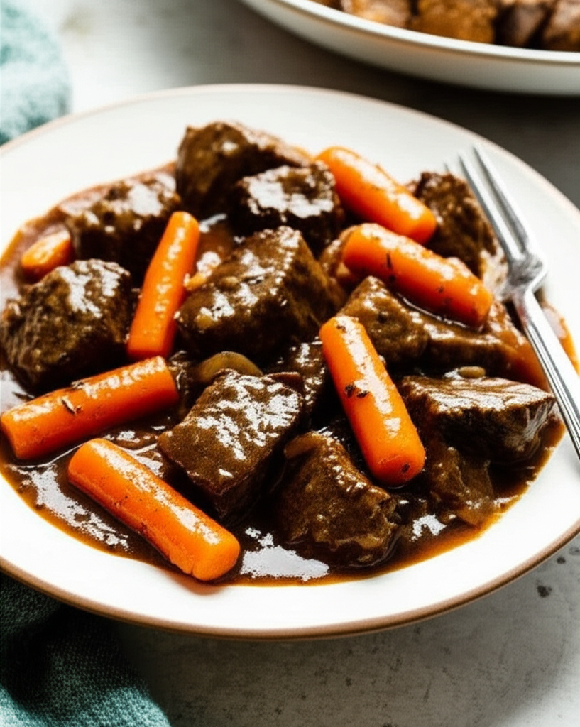 Baked Beef Stew With Carrots image
