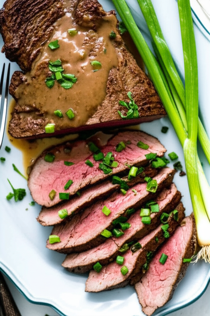 Baked Beef Tenderloin With Diane Sauce image