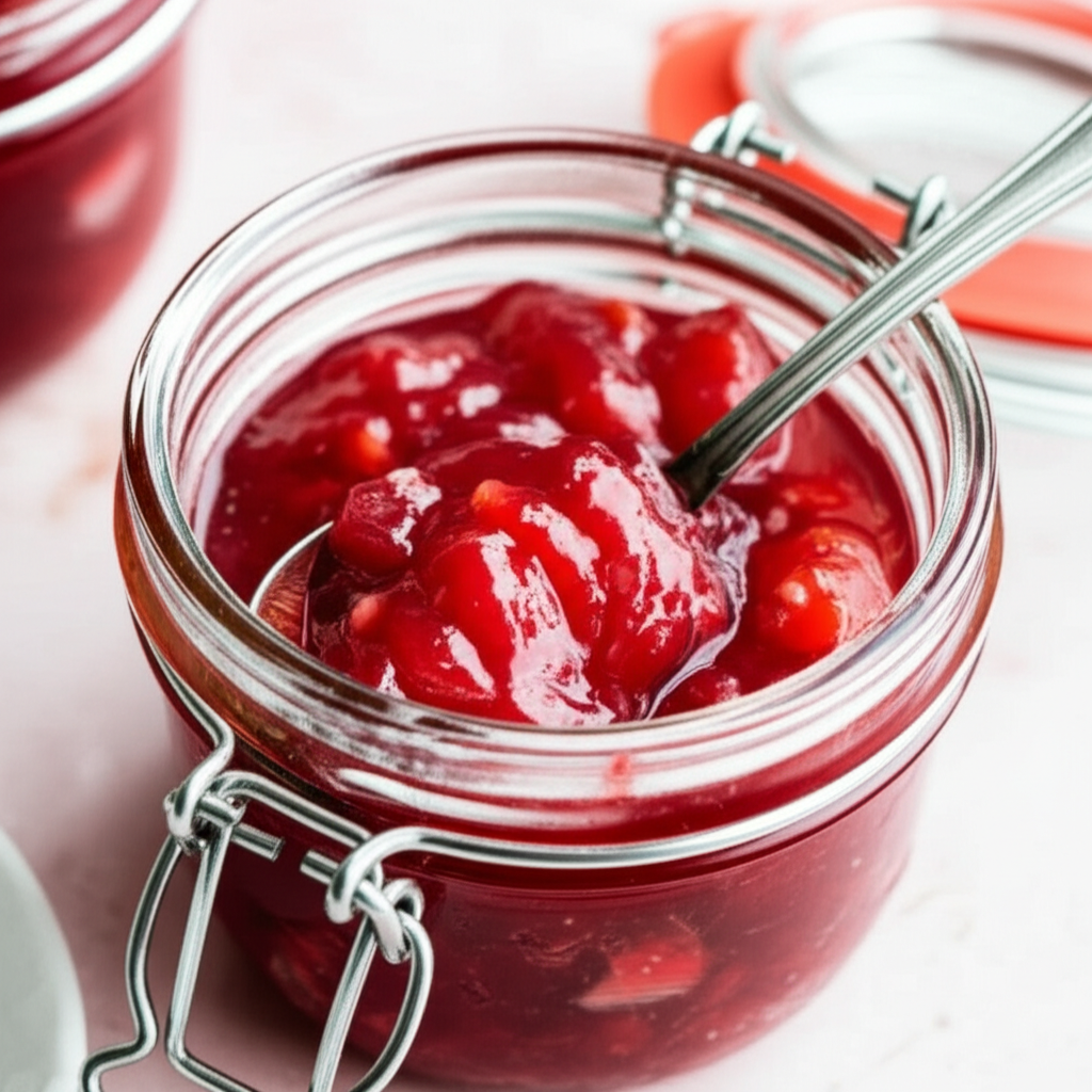 30 Min Strawberry Rhubarb Marmalade image