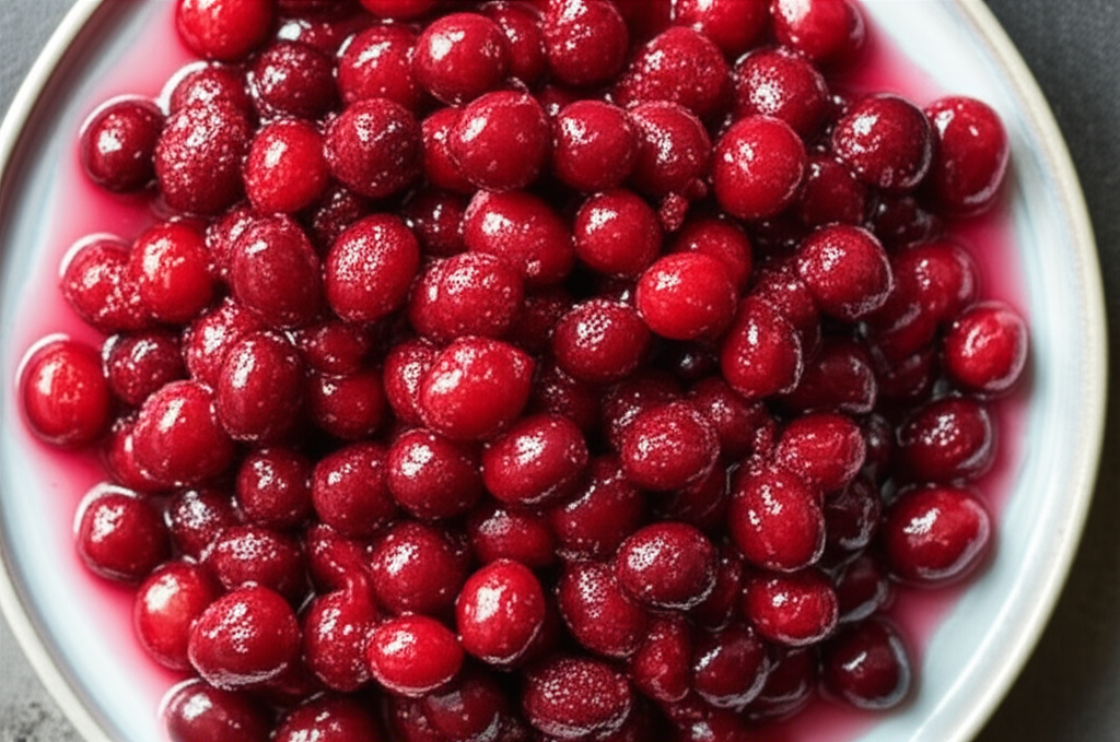 Baked Brandied Cranberries image