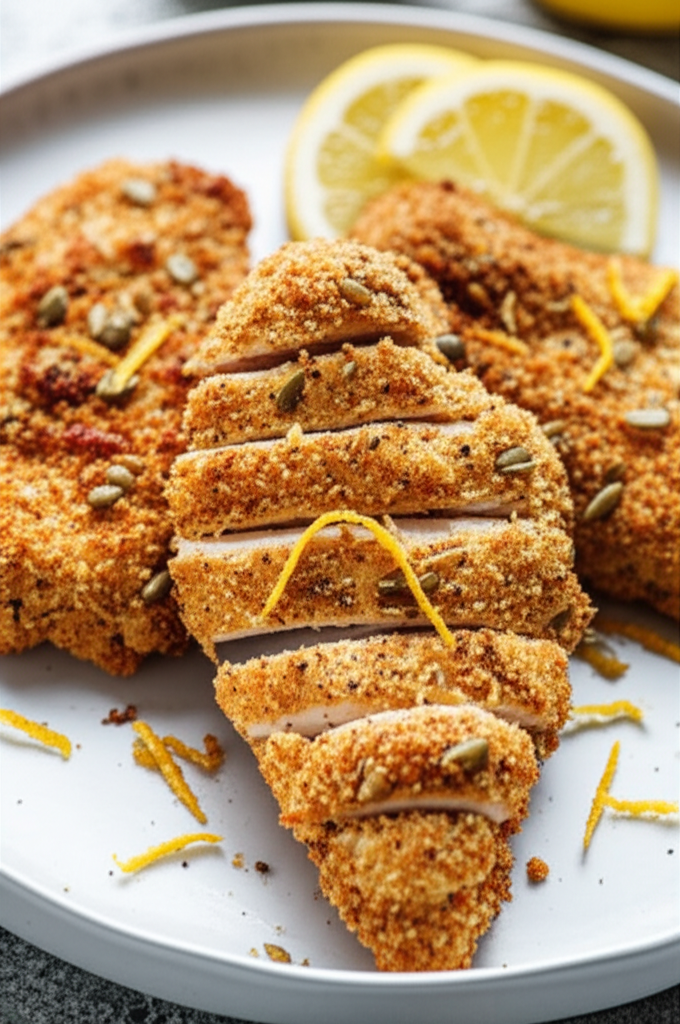 Baked Breaded Chicken Breasts image