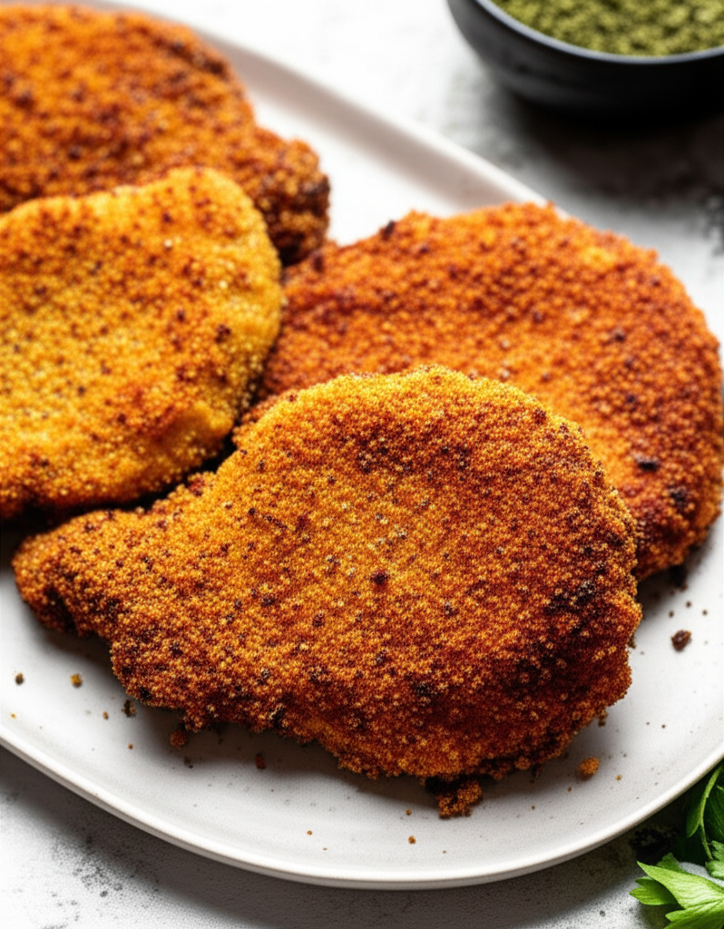 Baked Breaded Pork Chops image
