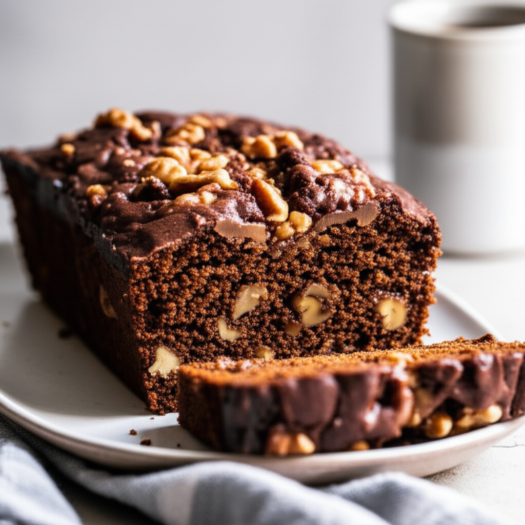 Milk Chocolate Date And Walnut Loaf image