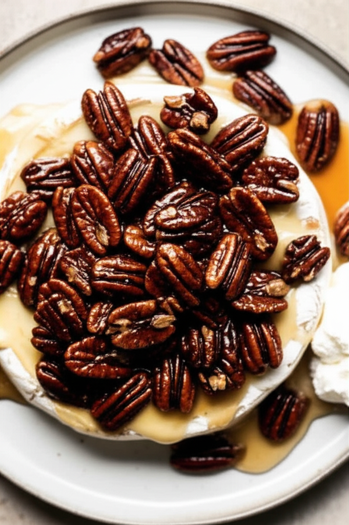 Baked Brie With Caramelized Pecans image