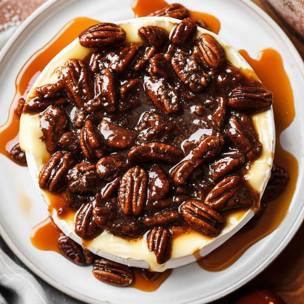 Baked Brie With Kahlua And Pecans image
