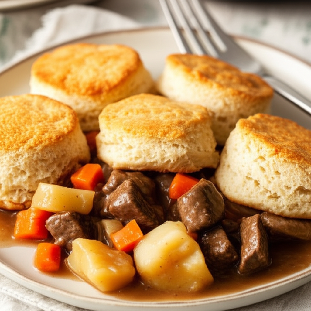 30 Minute Beef Pot Pie For 2 image