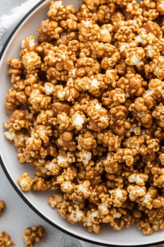 Baked Caramel Popcorn image