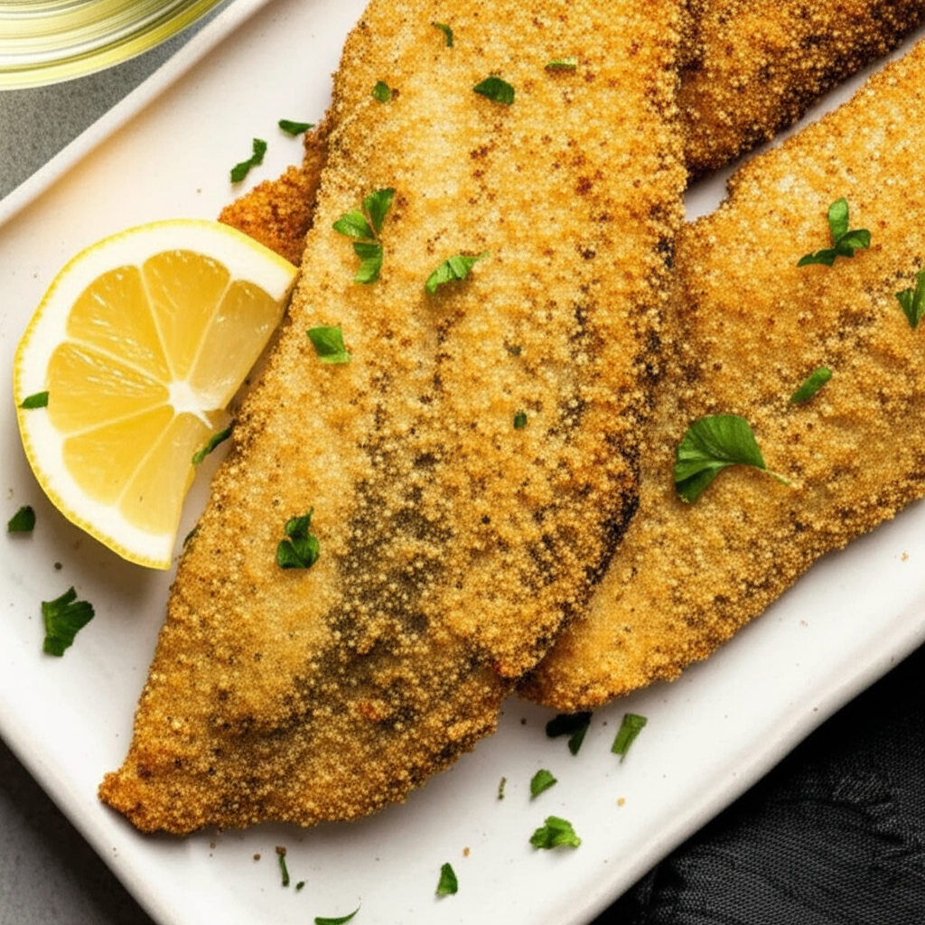 Baked Catfish With Cormeal Crust image