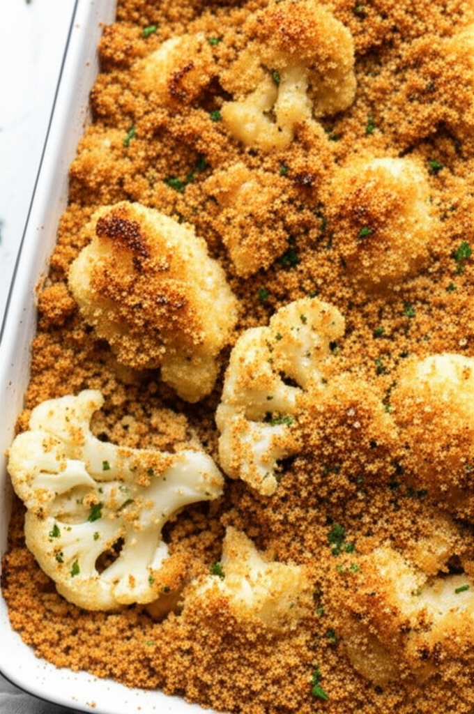Baked Cauliflower With Italian Seasoning image