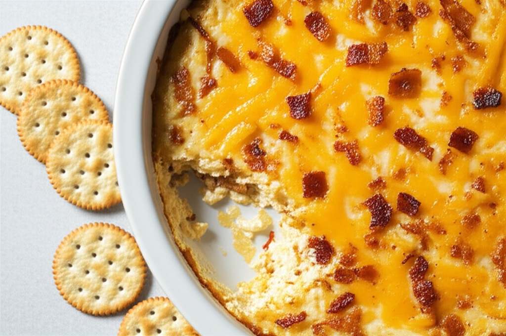Baked Cheddar Bacon Spread image