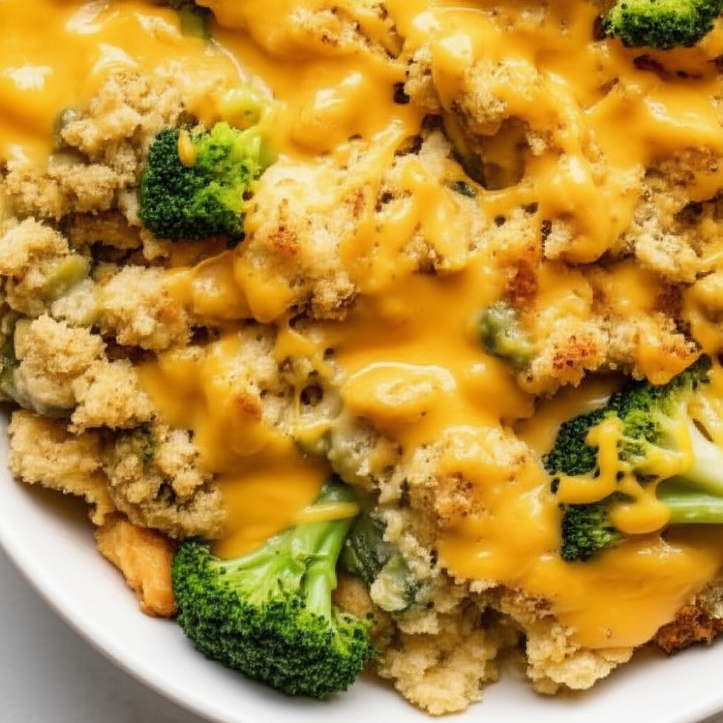 Baked Cheese Stuffing Casserole image