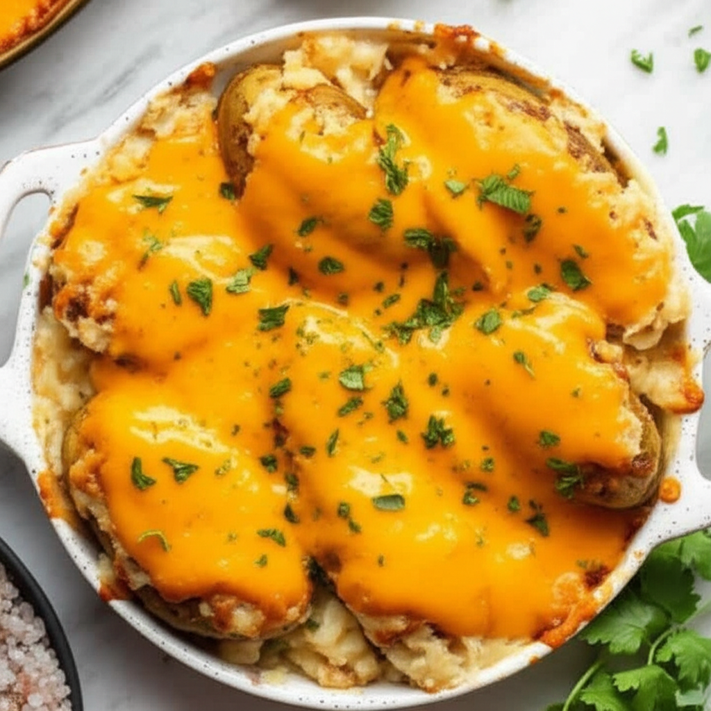 Baked Cheesy Potatoes image