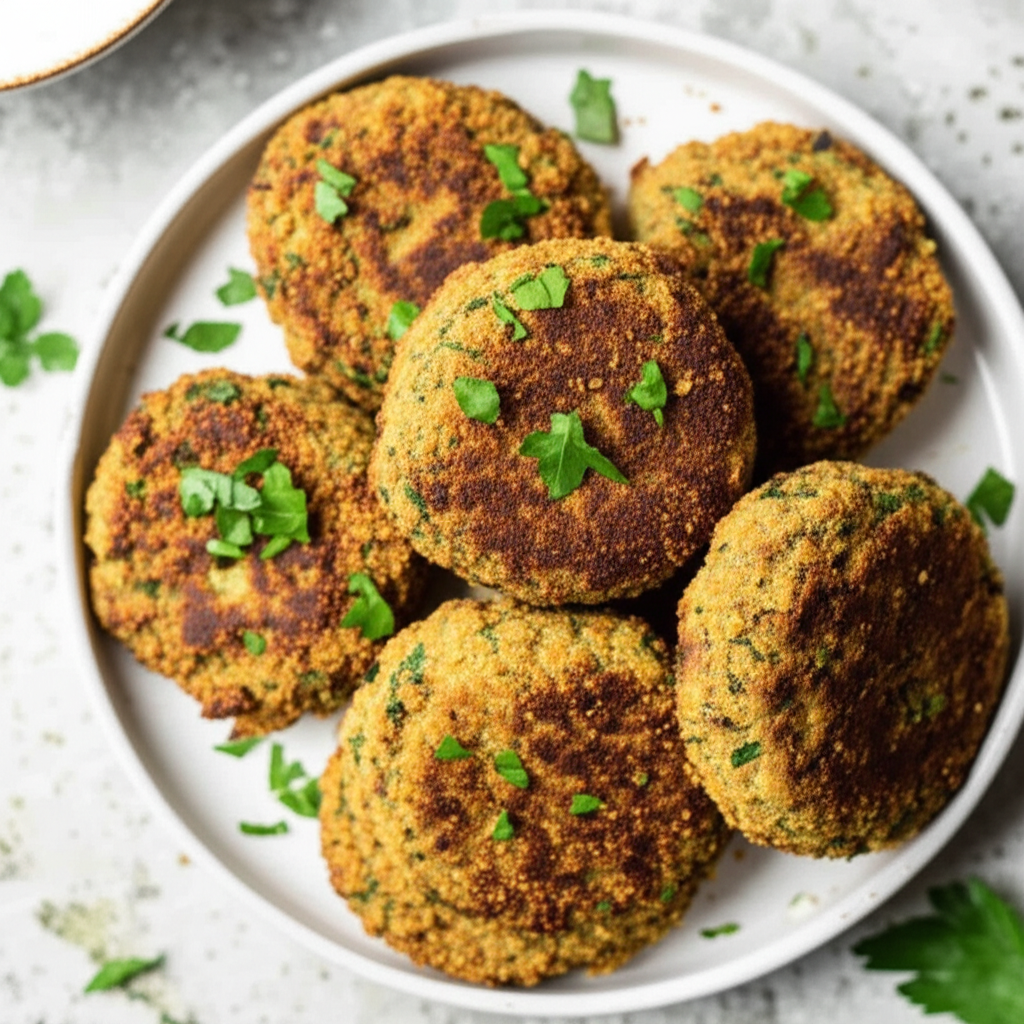 Baked Chick Pea Pattys image