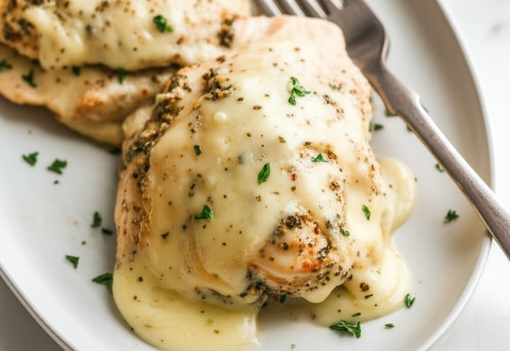 Baked Chicken And Brie image