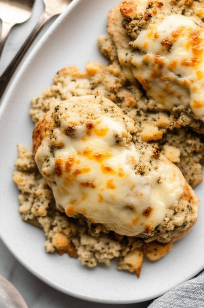 Baked Chicken And Dressing image