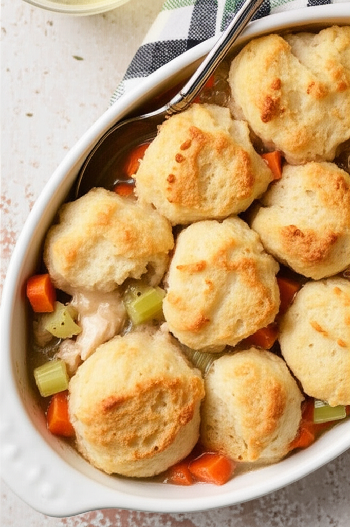 Baked Chicken And Dumplings image