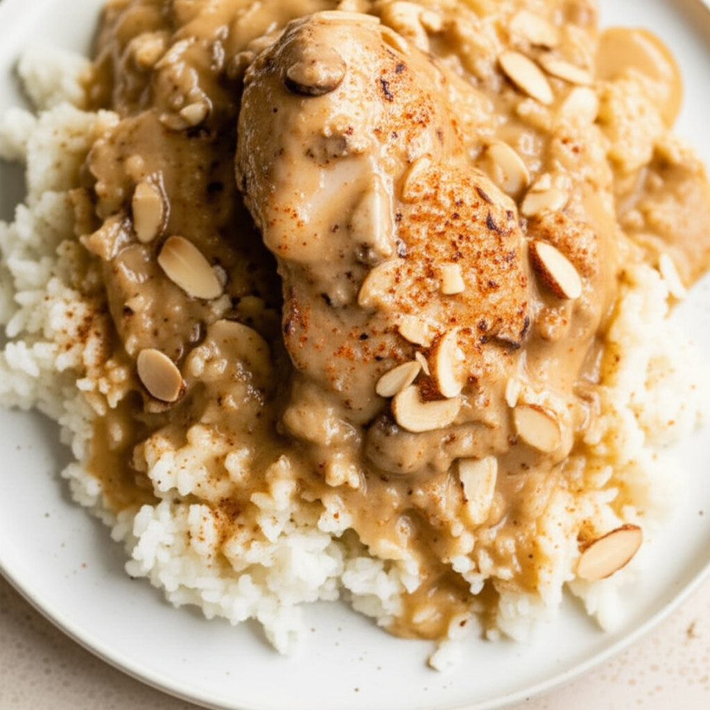 Baked Chicken Breasts And Rice image