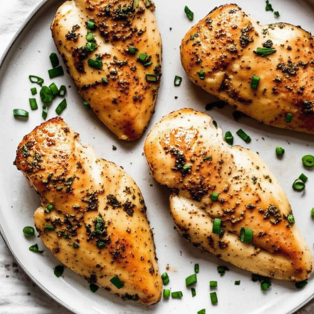 Baked Chicken Breasts In Vermouth image