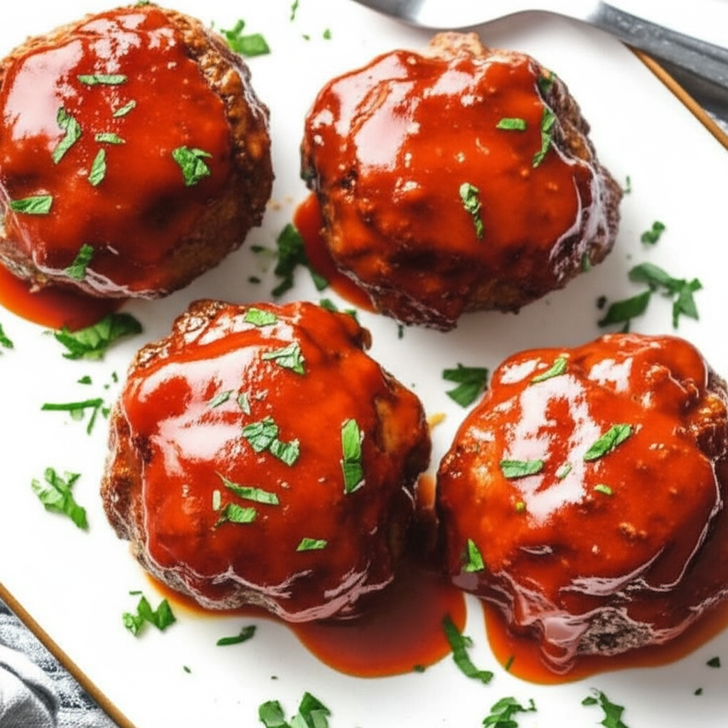 30 Minute Mini Meatloaves image