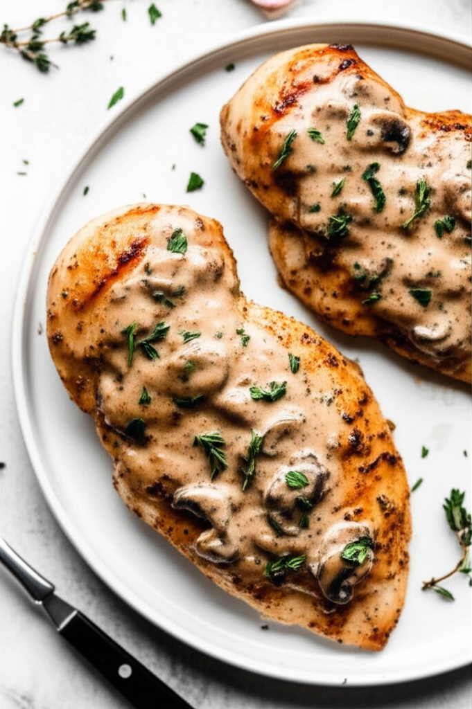 Baked Chicken Breasts On The Grill image