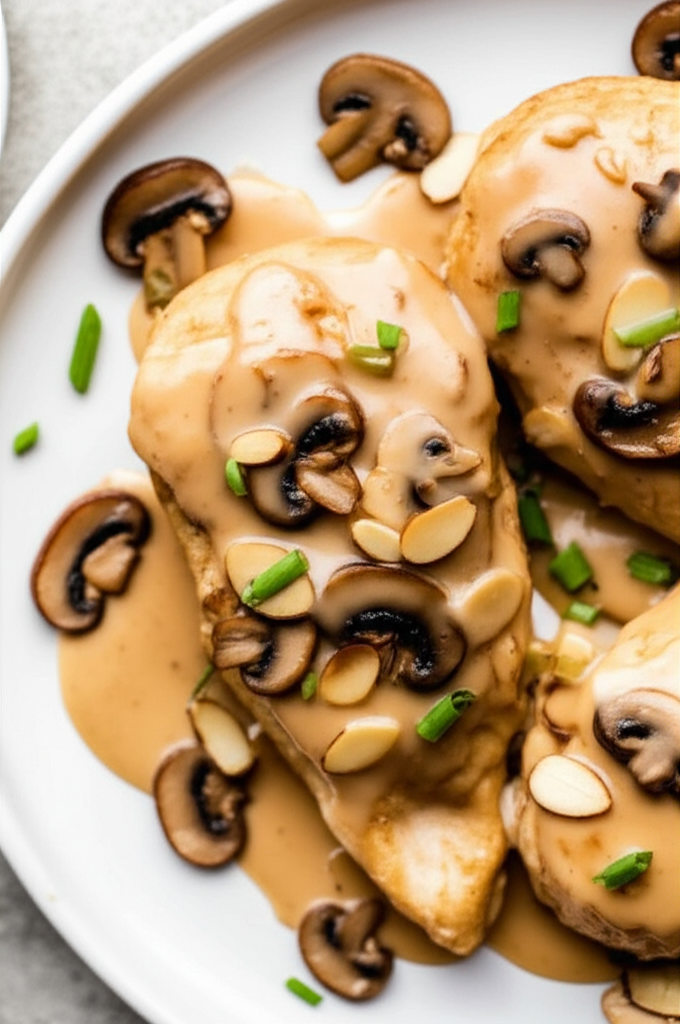 Baked Chicken Breasts With Almond Sauce image