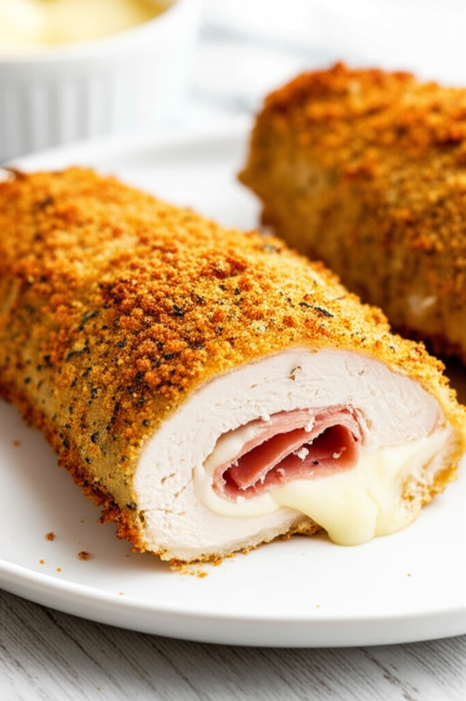 Baked Chicken Cordon Bleu