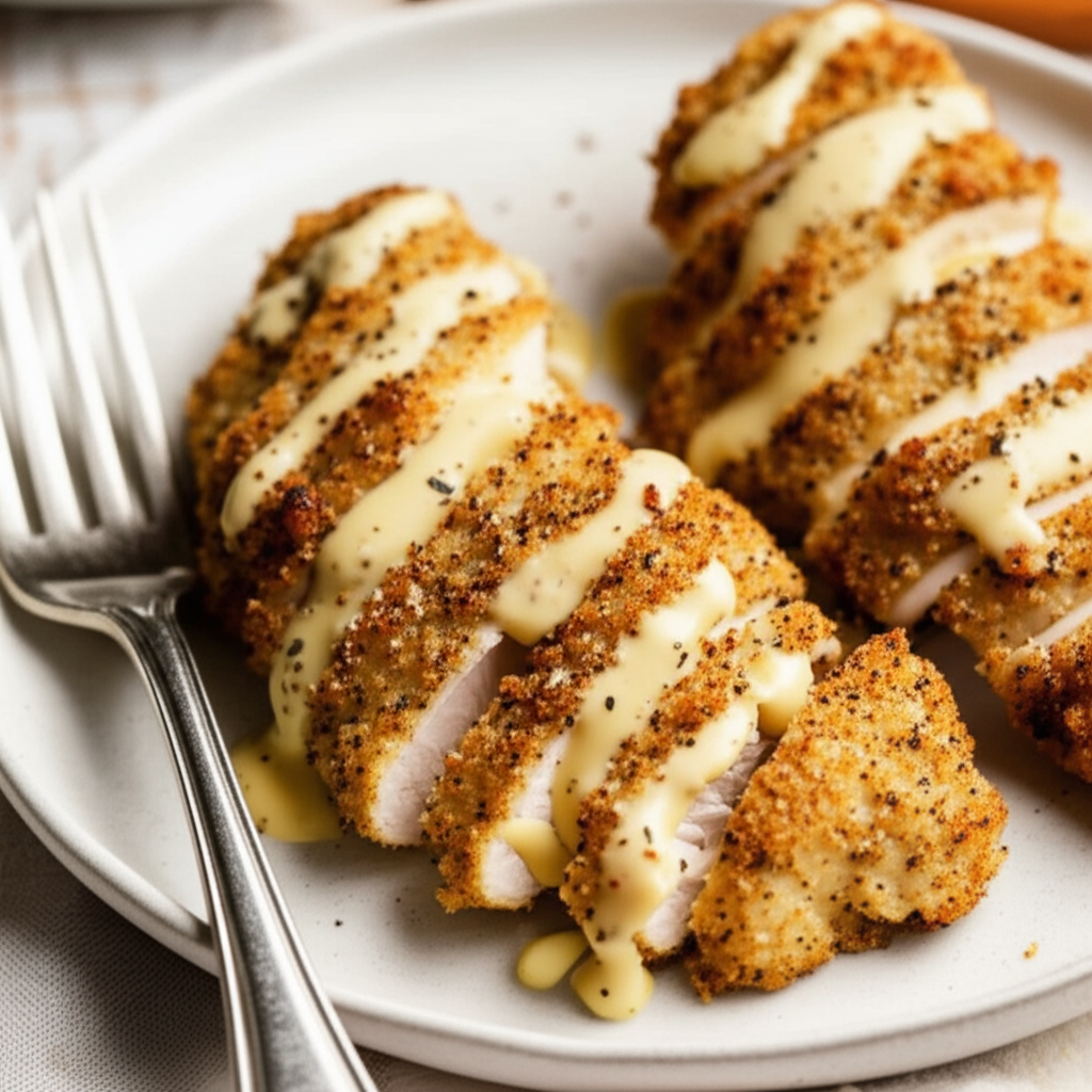 Baked Chicken Dijon image