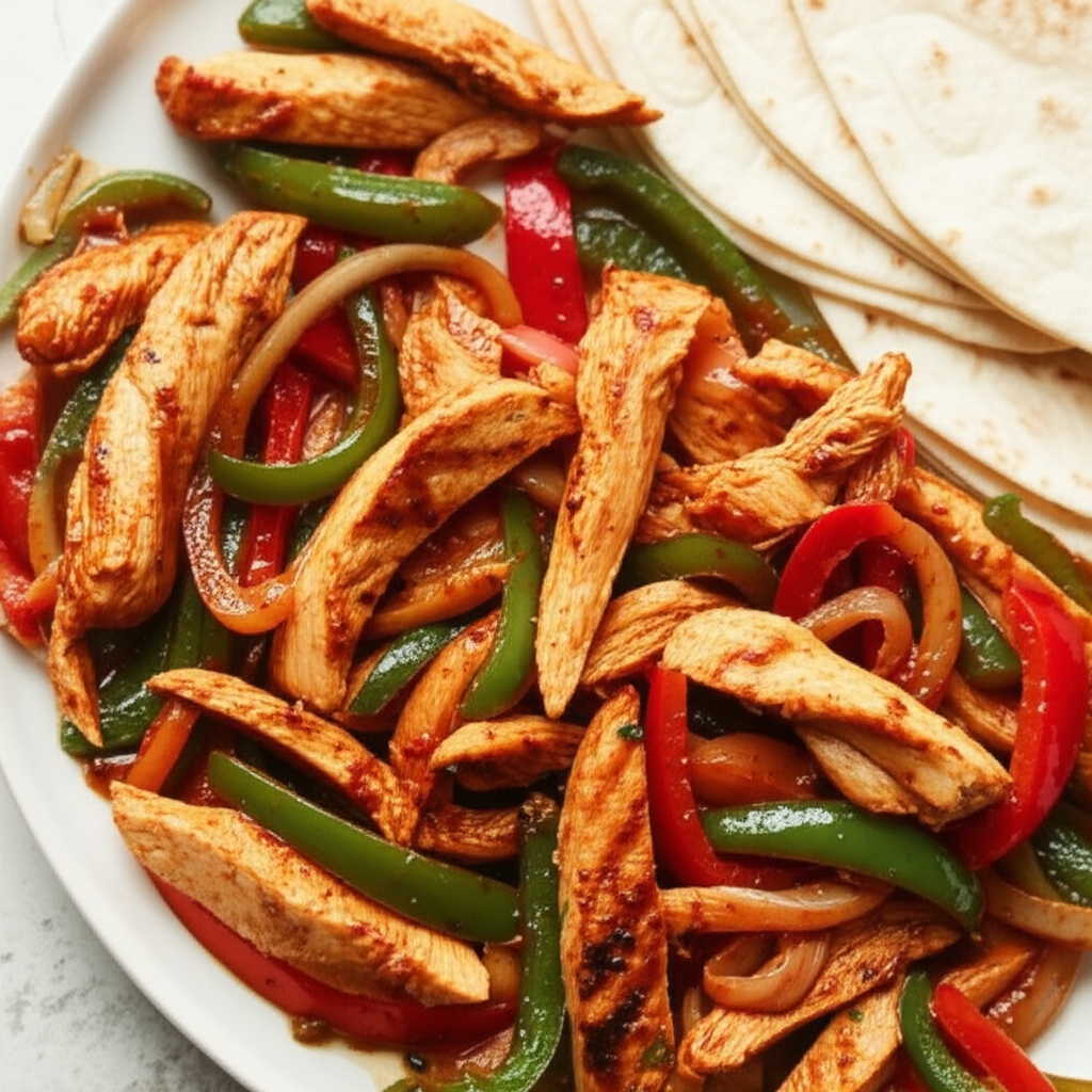 Baked Chicken Fajitas image