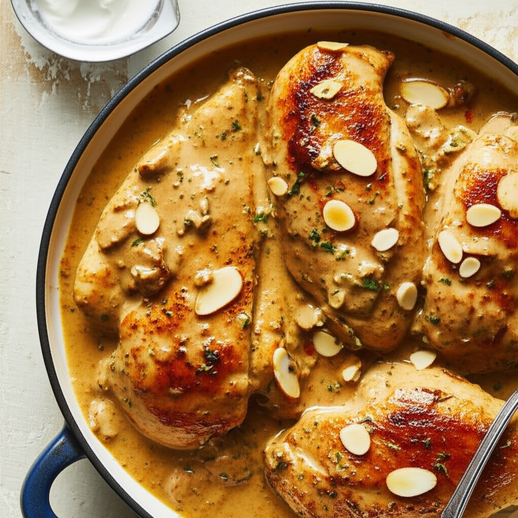 Baked Chicken In Cardamom Sauce image