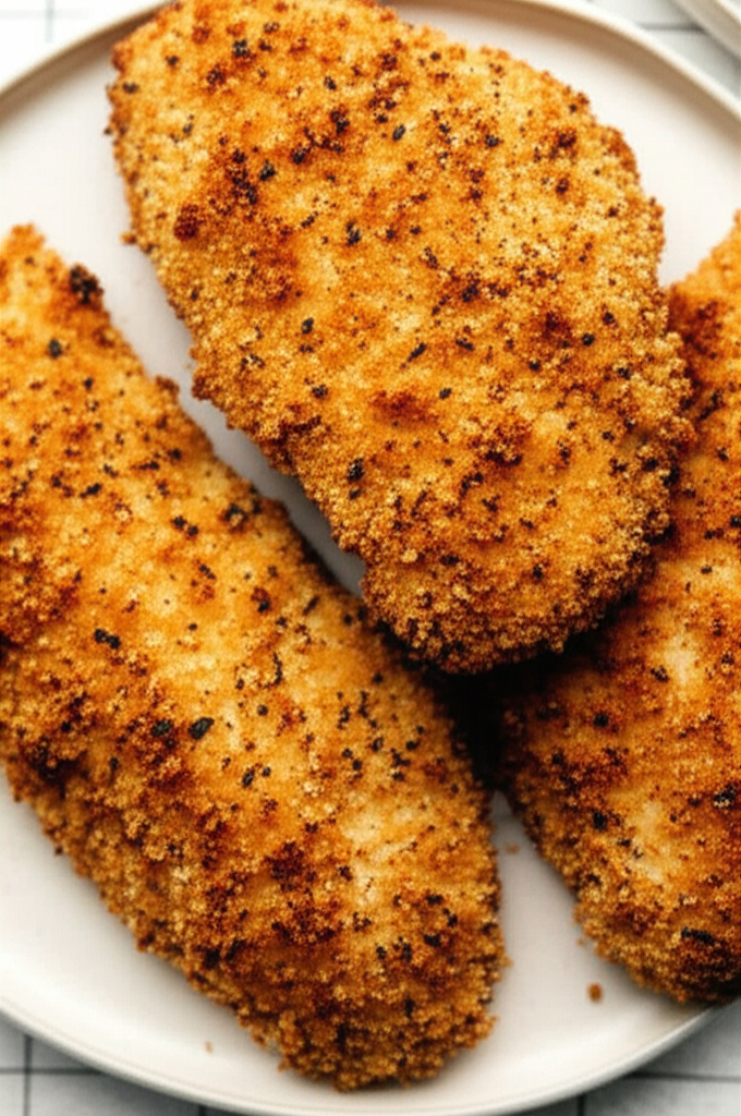 Baked Chicken Parmesan Without Tomato Sauce image